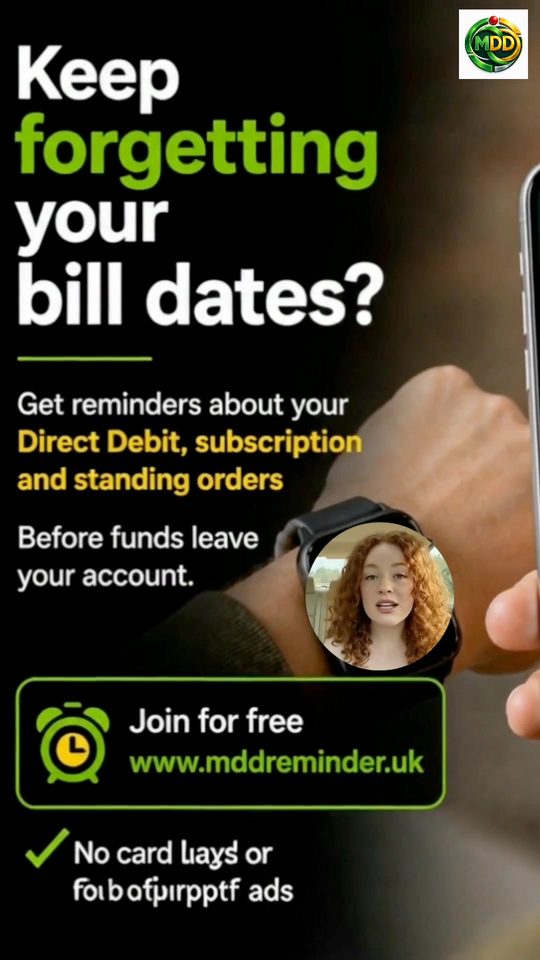 My Direct Debits Reminder App — Advert