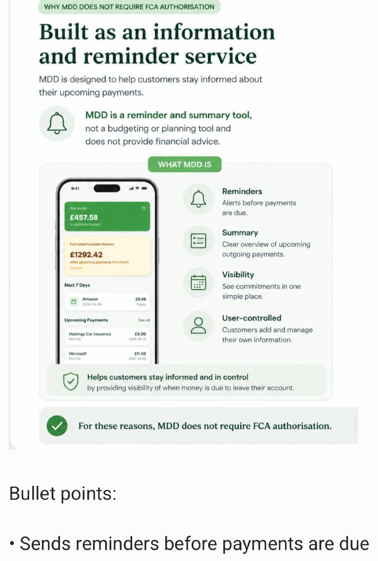 What MDD is — reminders, summary, visibility, user-controlled